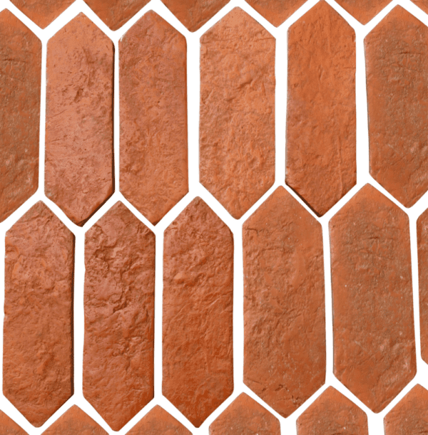 elongated hexagon saltillo tile