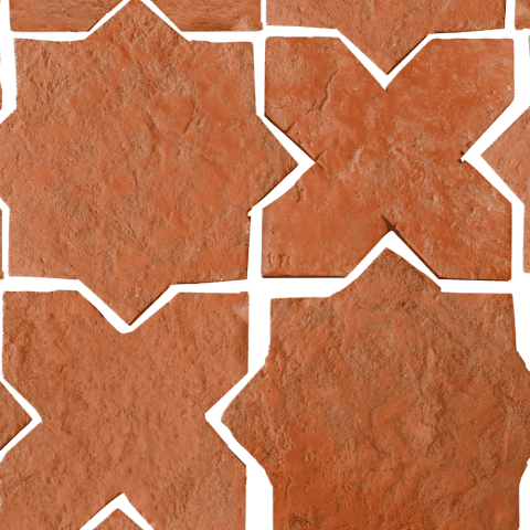 star cross spanish tile pattern