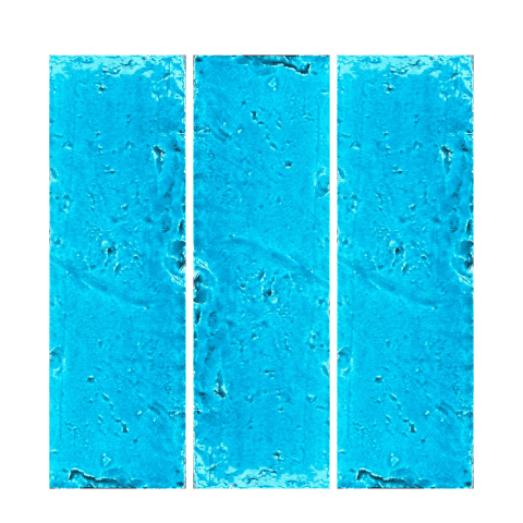 turquoise glazed zellige like tile