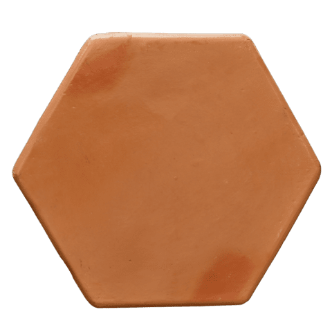 hexagon terracotta tile pattern